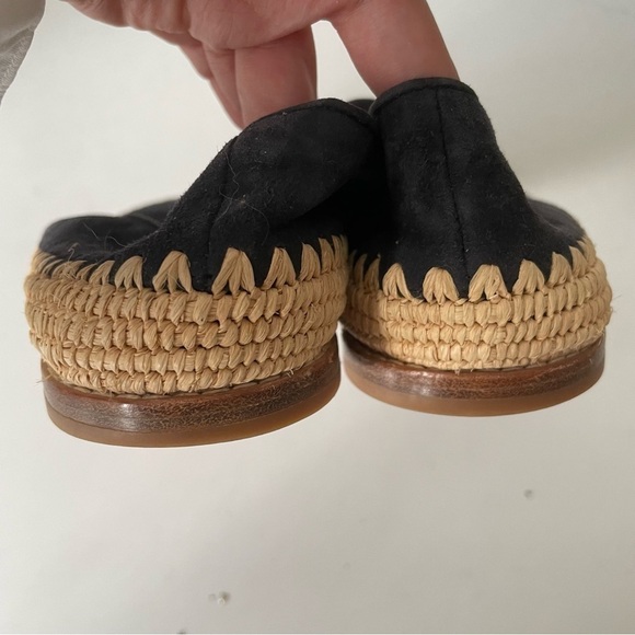 Vince Jalen Suede Raffia Espadrilles - Picture 9 of 9